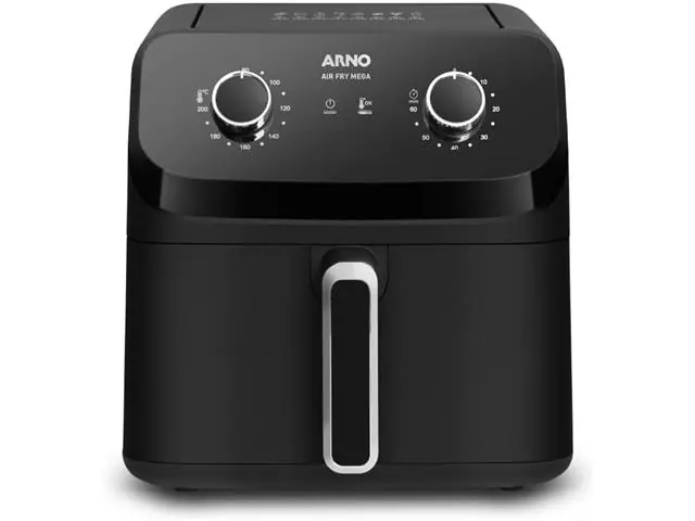 Fritadeira Sem Óleo Arno Air Fryer Mega 7,5L AFM7 1700W Preta 220V