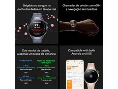 Smartwatch Huawei Watch 5 46mm Preto - 6