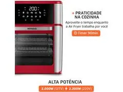 Air Fryer Afon-12l-ri Mondial Vermelho 220V - 5
