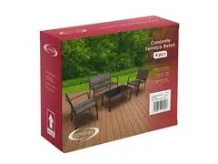 Conjunto Terraço Relax Com 4 Pecas Cinza - 2