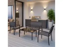 Conjunto Terraço Relax Com 4 Pecas Cinza - 4