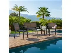 Conjunto Terraço Relax Com 4 Pecas Cinza - 5