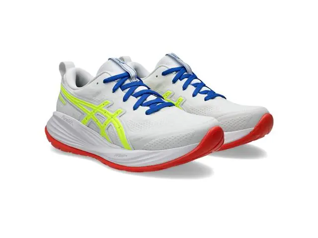 Tênis Asics Gel-Cumulus 27 Atc White/Safety Yellow Fem Tam 35
