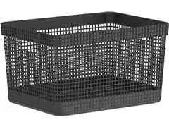Cesto Grid 20 L Preto Fechado