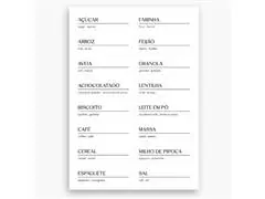 Etiquetas Adesivas Para Temperos, Mantimentos E Despensa