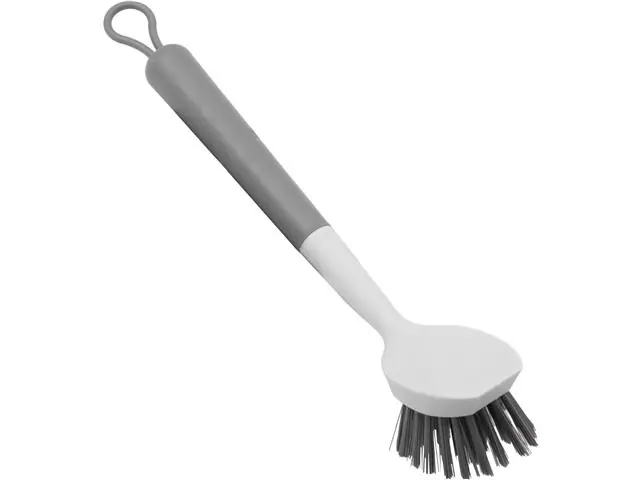 Escova De Limpeza Multiuso Arredondada Flow Bege Fechado