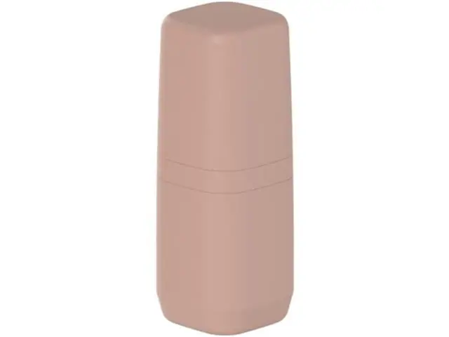 Porta Escova Aura Marrom Amendoa Fechado