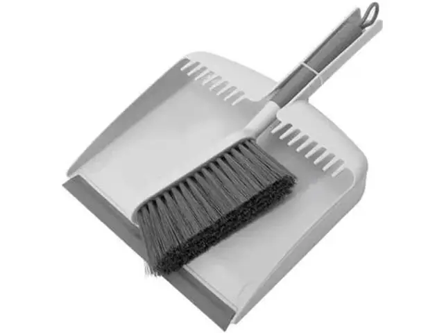 Pá E Escova De Limpeza Flow Bege Fechado