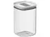 Pote Hermetico  Quadrado 1L Duo Lock Branco Fechado - 0