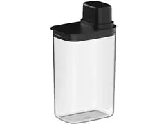 Pote Hermetico Com Medidor 2,3L Drop Preto Fecha - 0