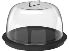 Porta Queijo Minas Break Preto Fechado - 0