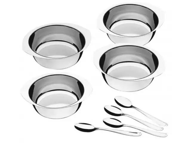 Kit para Sobremesa Tramontina Service Aço Inox 8 peças