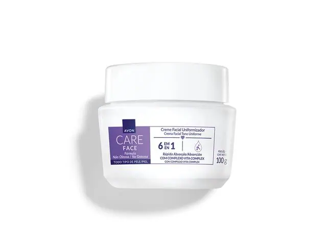 Creme Facial Avon Care Uniformizador 100g
