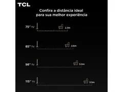 Smart TV 4K TCL QD-Mini LED 85” Polegadas com HDMI 2.1, Dolby Vision I - 3