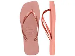 Chinelo Havaianas Slim Square Rosa Crocus - 2