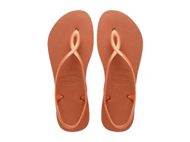 Chinelo Havaianas Luna Laranja Cerrado