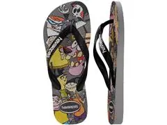 Chinelo Havaianas Top Warner Clas Cinza Gelo - 4