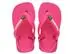 Chinelo Havaianas N.B. Brasil Logo Rosa Flux/Branco - 0