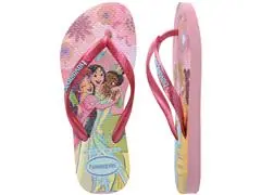 Chinelo Havaianas Kids Slim Princess Rosa Glow - 3