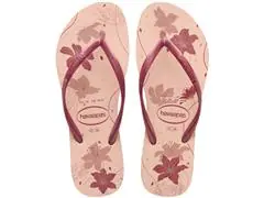 Chinelo Havaianas Slim Organic Rosa/Rose Gold