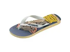 Chinelo Havaianas Top Warner Clas Buttercream/Branco - 2