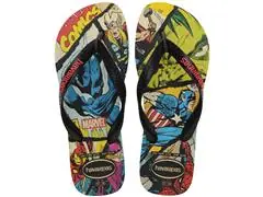 Chinelo Havaianas Top Marvel Clas Pto/Preto/Vermelho