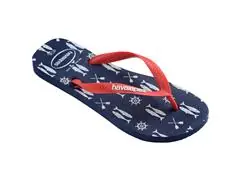 Chinelo Havaianas Top Nautical Marinho/Vermelho Rubi - 1