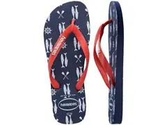 Chinelo Havaianas Top Nautical Marinho/Vermelho Rubi - 4