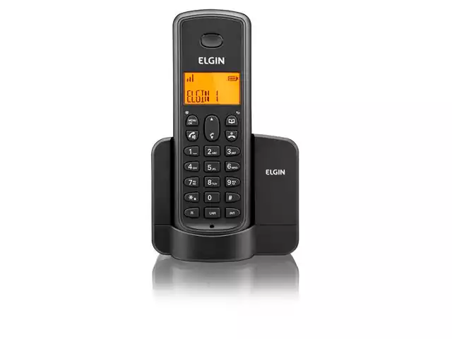 Telefone sem Fio Elgin TSF-8001 DECT 6.0 1.9 GHz Preto