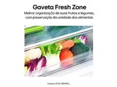 Geladeira Smart LG Frost Free Inverter 451L Inox Look GCB569NLLM- 110V - 5