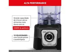 Liquidificador Arno Power Max 2200W Limpa Fácil- 220V - 2