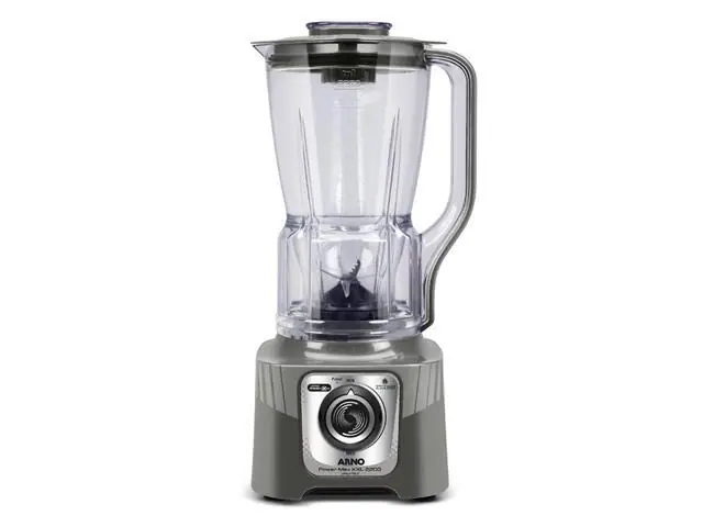 Liquidificador Power Max XXL 2200 Cinza Esverdeado