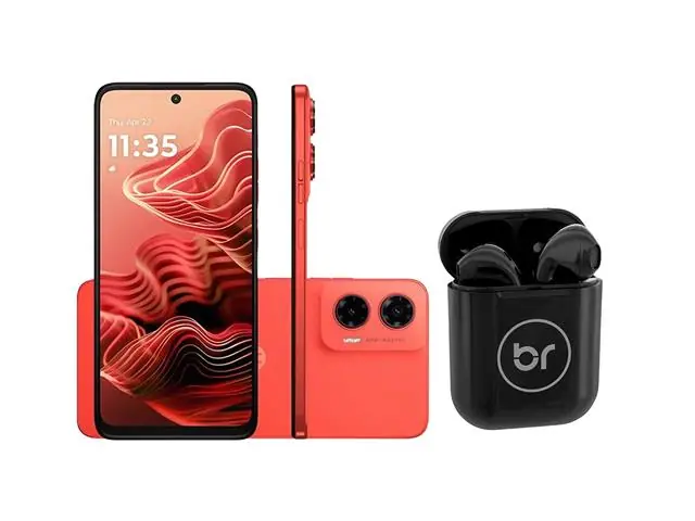 Motorola G35 256GB + Fone Bluetooth Bright Beatsound