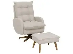 Poltrona De Amamentação Clarice Giro Balanço Bebê Completo