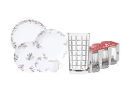 Combo Essencial Tramontina: Aparelho de Jantar Fogli + Copos Long Drin