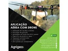 PULVERIZAÇÃO COM DRONE - ÁREA TOTAL (VARZEA E TERRENOS PLANOS)