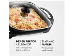 Panela Elétrica Multicook Premium Mondial Preto 1200W 110V PE-49 - 4
