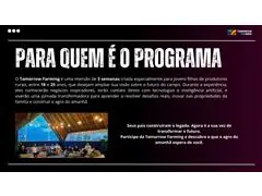 Tomorrow Farming : Programa Férias Sucessão Familiar - 2