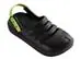 Sándalias Havaianas Kids Clog Preto/Verde Limao Tam 27-28 - 1