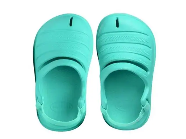 Sándalias Havaianas Baby Clog Verde Virtual Tam 21-22