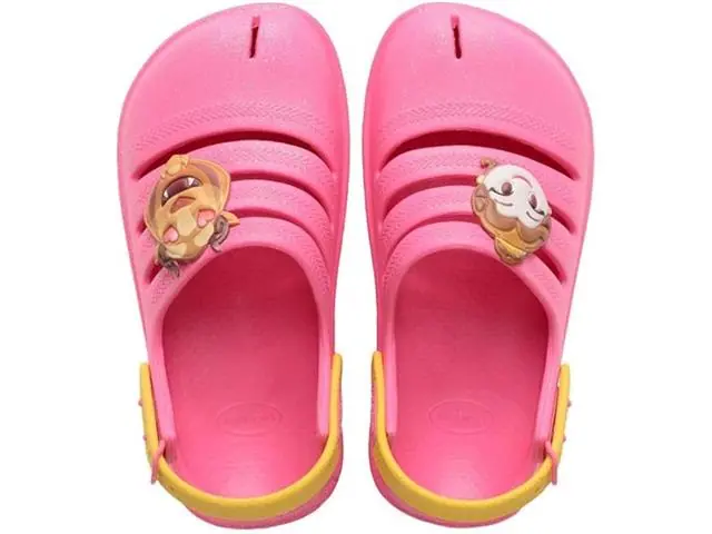Sándalias Havaianas Kids Clog Princesas Ciber Pink Tam 29-30