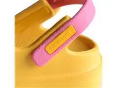 Sándalias Havaianas Kids Clog Amarelo Ouro/Pink Lemonade Tam 33-34 - 4
