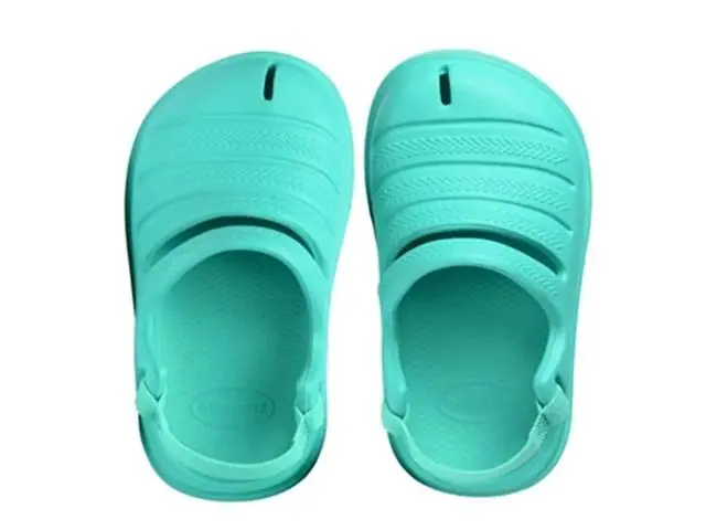 Sándalias Havaianas Baby Clog Verde Virtual Tam 25-26