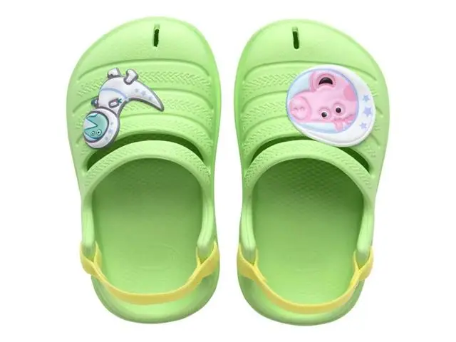 Sándalias Havaianas Baby Clog Peppa Pig Citronela Tam 23-24