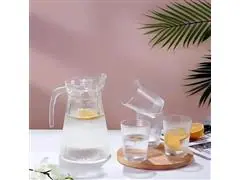 Conjunto de Jarra com Copos Mundiart em Vidro 5 Peças 1,62L / 270ml - 1