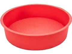 Forma para Bolo Mundiart Red Redonda Vermelha