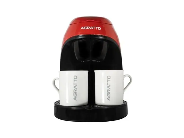 CAFETEIRA 2 XICARAS VERMELHA 220V