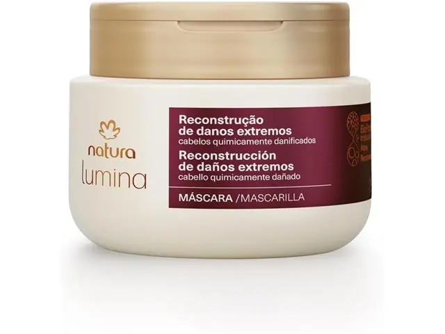 Máscara Natura Lumina Reconstrução de Danos Extremos 250ml