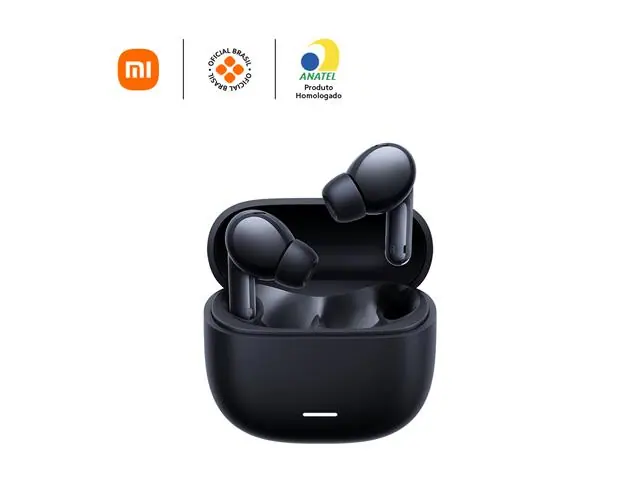 Fone de Ouvido Bluetooth Xiaomi Redmi Buds 6 Lite Preto