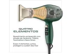 Secador de Cabelo By Juliette Mondial Verde Oliva 2000W 110V - 4